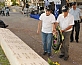 נציגי סניף חולון מניחים זר בטקס העירוני לזכר נפגעי פעולות האיבה תושבי העיר חולון שנערך ב-1 במאי 2014