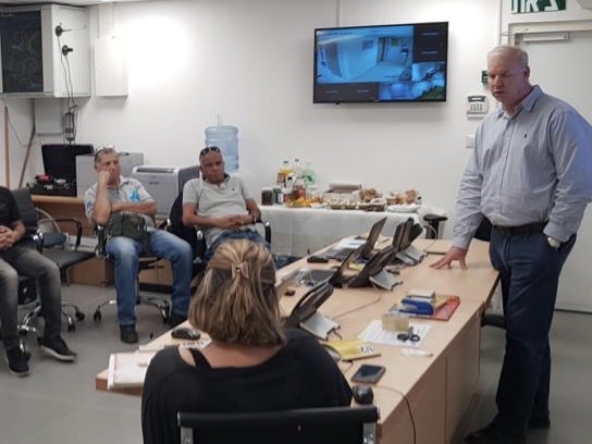 מתנדבים מסניף באר שבע בתרגיל של רשות המים