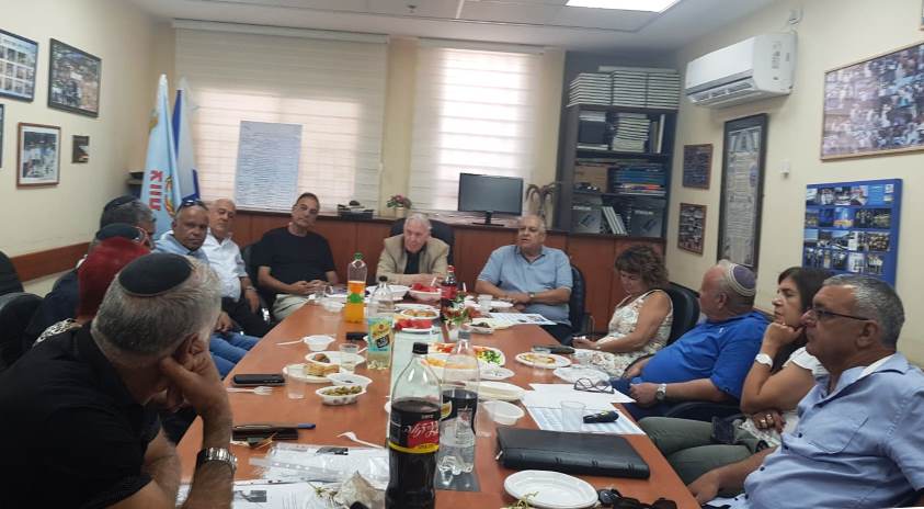 ביקור יו"ר צוות והמנכ"ל בסניף באר שבע